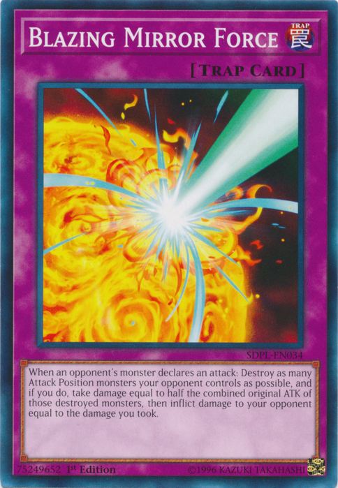 Blazing Mirror Force [SDPL-EN034] Common | Good Games Adelaide SA