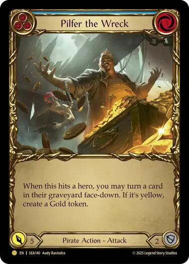 Pilfer the Wreck (Blue) (Treasure) [SEA140] (High Seas)  Cold Foil | Good Games Adelaide SA
