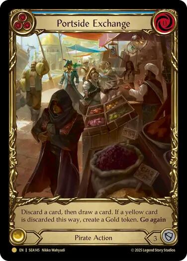 Portside Exchange (Treasure) [SEA145] (High Seas)  Cold Foil | Good Games Adelaide SA