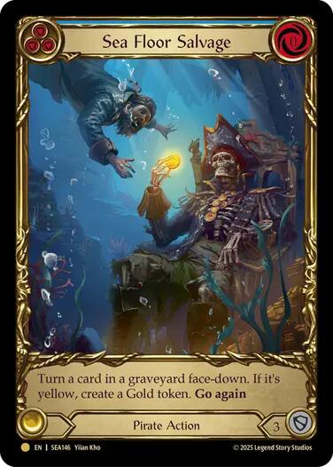 Sea Floor Salvage (Treasure) [SEA146] (High Seas)  Cold Foil | Good Games Adelaide SA