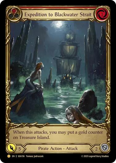 Expedition to Blackwater Strait (Treasure) [SEA156] (High Seas)  Cold Foil | Good Games Adelaide SA