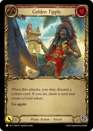 Golden Tipple (Red) (Treasure) [SEA159] (High Seas)  Cold Foil | Good Games Adelaide SA