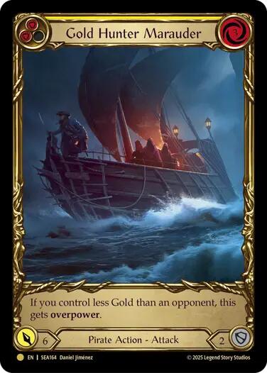 Gold Hunter Marauder (Treasure) [SEA164] (High Seas)  Cold Foil | Good Games Adelaide SA