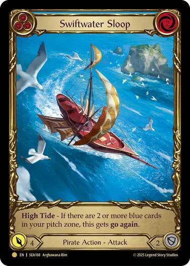 Swiftwater Sloop (Blue) (Treasure) [SEA168] (High Seas)  Cold Foil | Good Games Adelaide SA