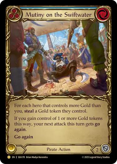 Mutiny on the Swiftwater (Treasure) [SEA178] (High Seas)  Cold Foil | Good Games Adelaide SA