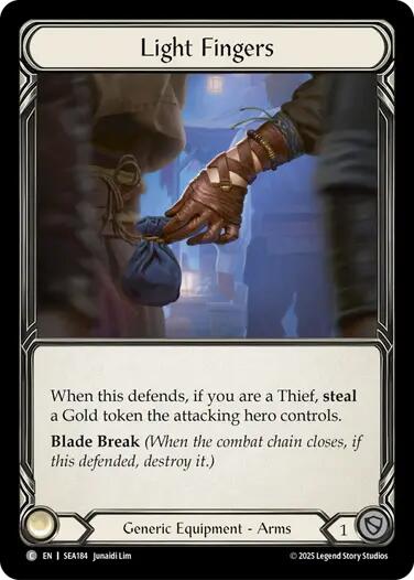 Light Fingers (Treasure) [SEA184] (High Seas)  Cold Foil | Good Games Adelaide SA