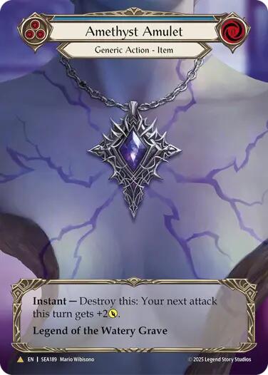 Amethyst Amulet (Treasure) [SEA189] (High Seas)  Cold Foil | Good Games Adelaide SA