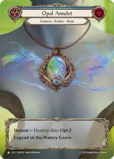 Opal Amulet (Treasure) [SEA192] (High Seas)  Cold Foil | Good Games Adelaide SA