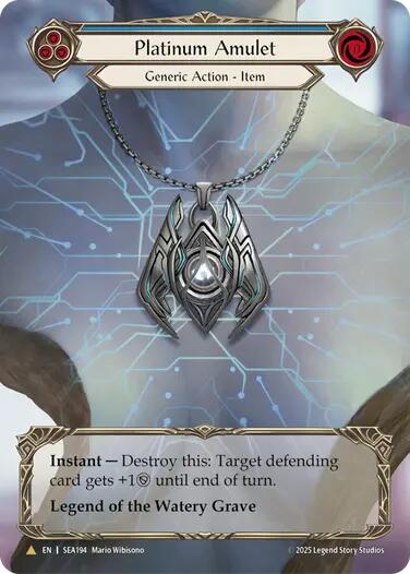 Platinum Amulet (Treasure) [SEA194] (High Seas)  Cold Foil | Good Games Adelaide SA