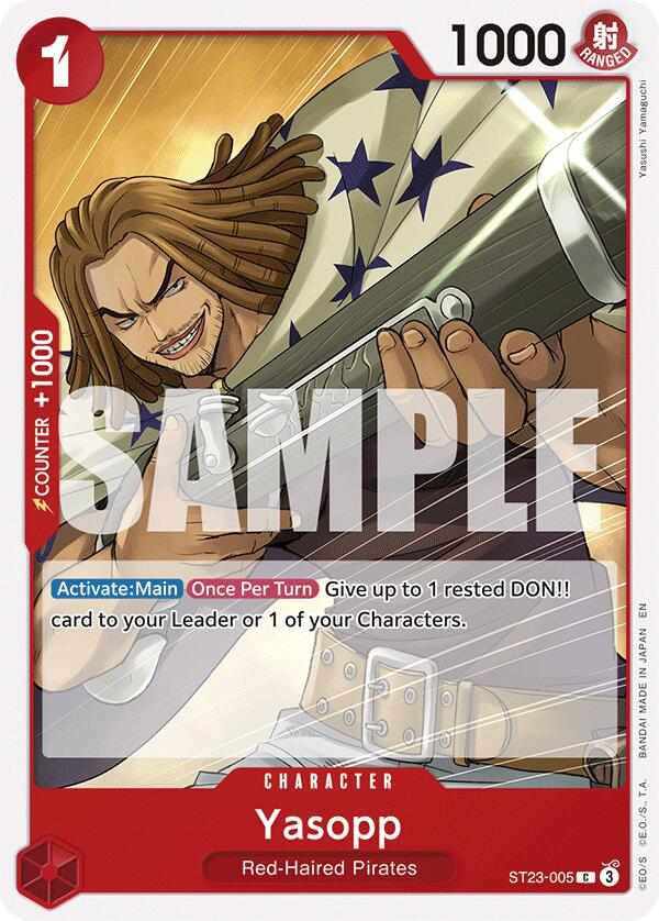 Yasopp [Starter Deck: Red Shanks] | Good Games Adelaide SA