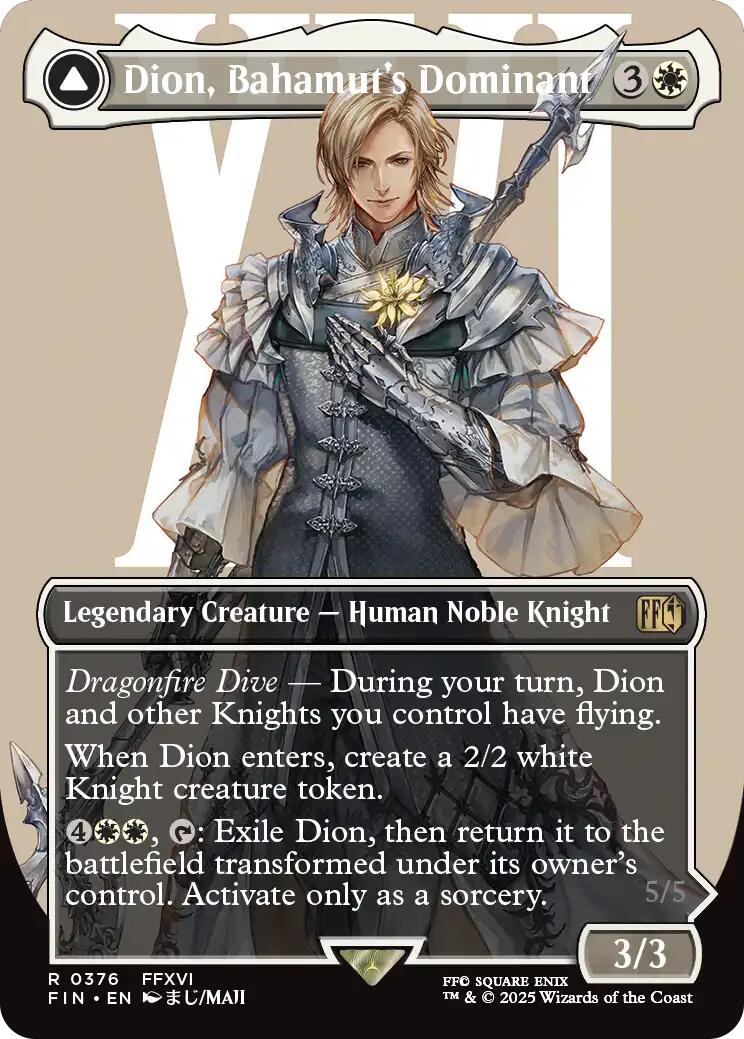 Dion, Bahamut's Dominant (Borderless) [FINAL FANTASY] | Good Games Adelaide SA