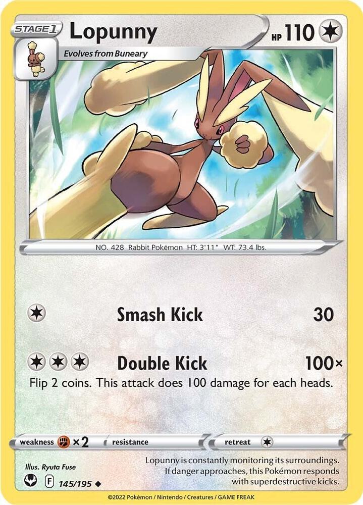 Lopunny 145/195 (SWSH12: Silver Tempest)  | Good Games Adelaide SA