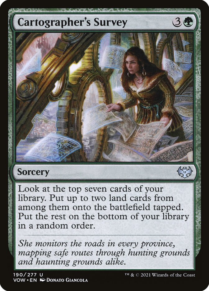 Cartographer's Survey 190 (Innistrad: Crimson Vow)  - Foil | Good Games Adelaide SA