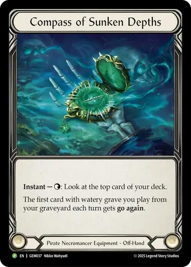Compass of Sunken Depths [GEM037] (GEM Pack 2)  Cold Foil | Good Games Adelaide SA