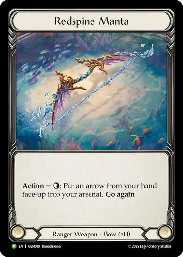 Redspine Manta [GEM039] (GEM Pack 2)  Cold Foil | Good Games Adelaide SA