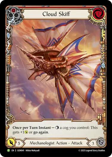 Cloud Skiff (Red) [GEM041] (GEM Pack 2) | Good Games Adelaide SA