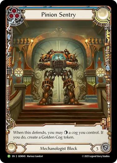 Pinion Sentry [GEM045] (GEM Pack 2) | Good Games Adelaide SA