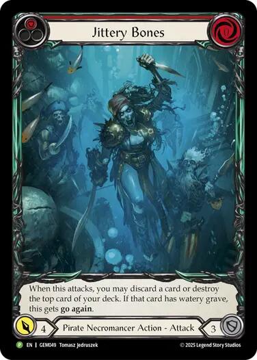 Jittery Bones (Red) [GEM049] (GEM Pack 2) | Good Games Adelaide SA