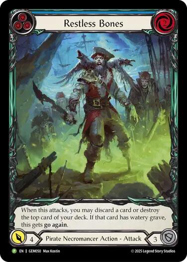 Restless Bones (Blue) [GEM050] (GEM Pack 2) | Good Games Adelaide SA