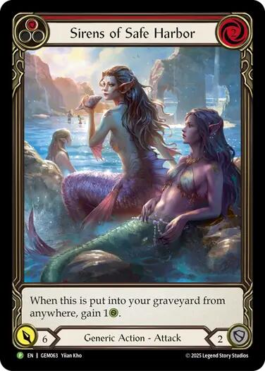 Sirens of Safe Harbor (Red) [GEM063] (GEM Pack 2) | Good Games Adelaide SA