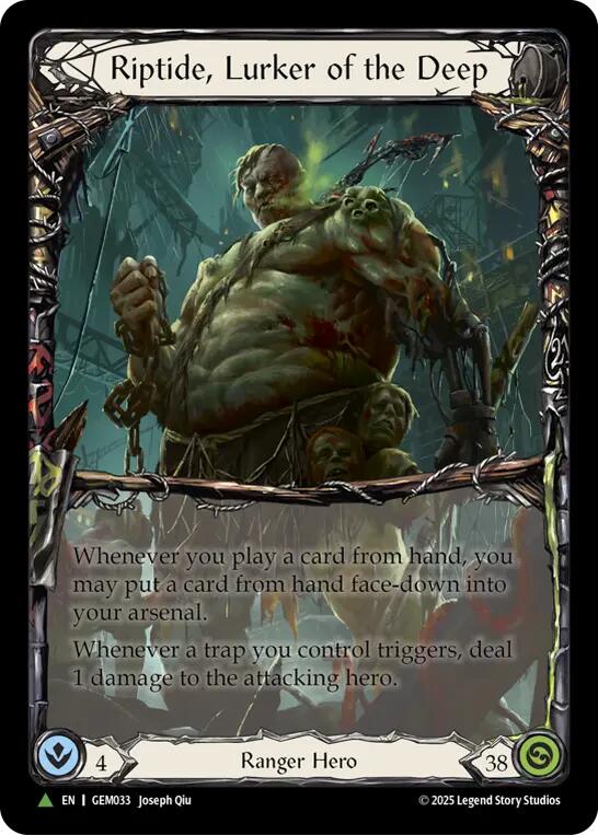 Riptide, Lurker of the Deep (Marvel) [GEM033] (GEM Pack 2)  Cold Foil | Good Games Adelaide SA