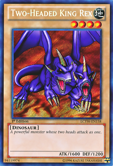 Two-Headed King Rex [LCYW-EN158] Secret Rare | Good Games Adelaide SA