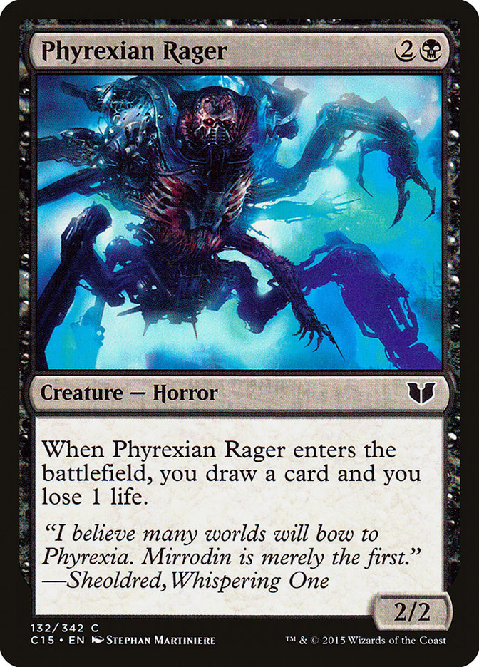 Phyrexian Rager [Commander 2015] | Good Games Adelaide SA