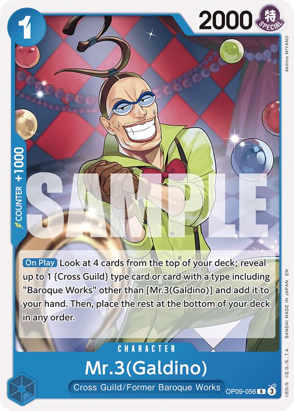 Mr.3(Galdino) (Reprint) [Starter Deck: Blue Buggy] | Good Games Adelaide SA