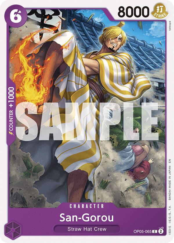 San-Gorou (Reprint) [Starter Deck: Purple/Black Monkey.D.Luffy] | Good Games Adelaide SA