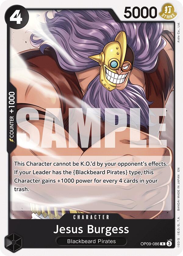 Jesus Burgess (Reprint) [Starter Deck: Black Marshall.D.Teach] | Good Games Adelaide SA
