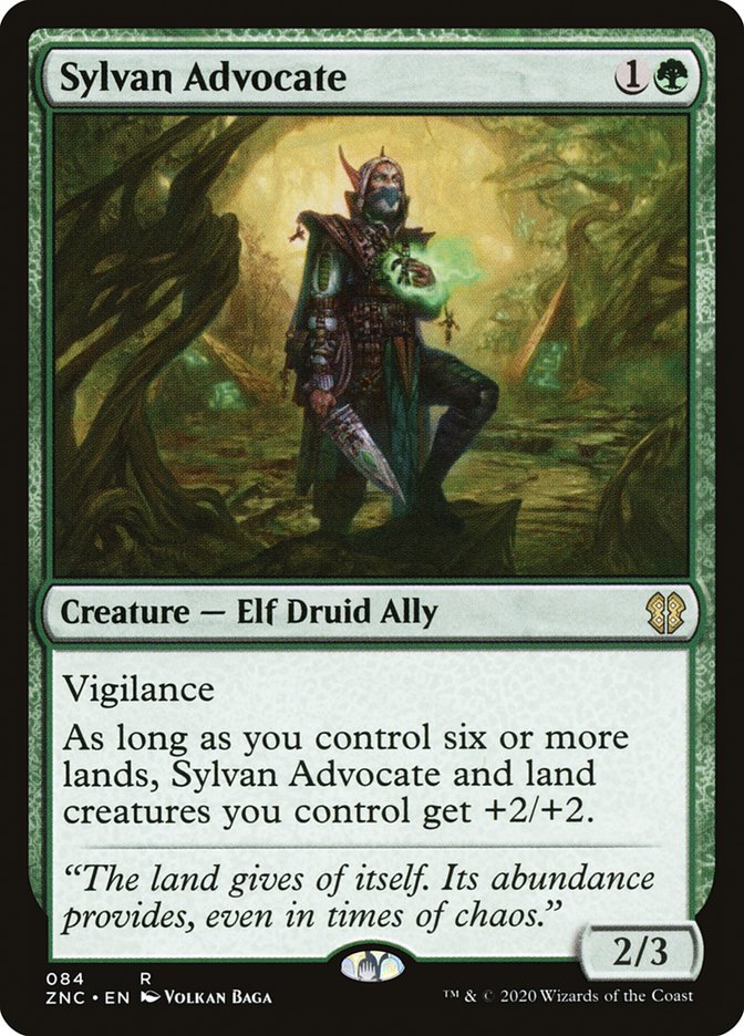 Sylvan Advocate 84 (Commander: Zendikar Rising)  | Good Games Adelaide SA