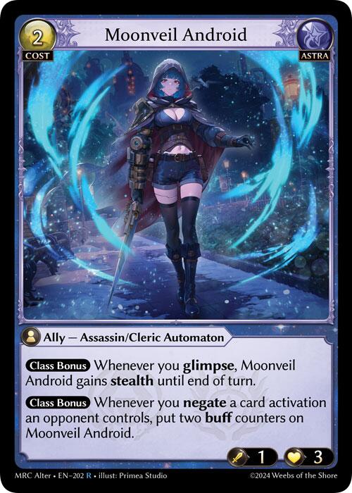 Moonveil Android (202) [Mercurial Heart Alter Edition] | Good Games Adelaide SA
