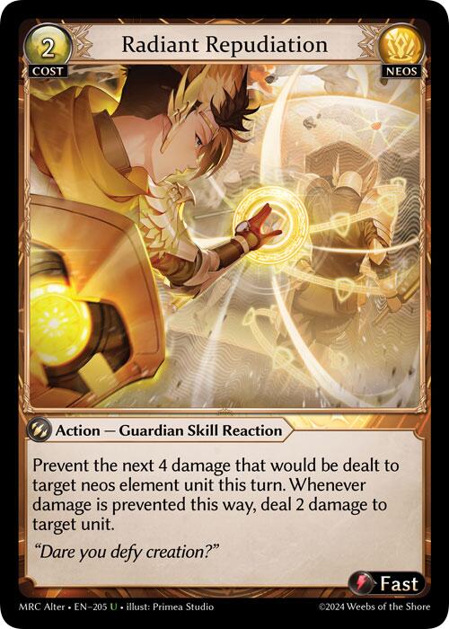 Radiant Repudiation (205) [Mercurial Heart Alter Edition] | Good Games Adelaide SA