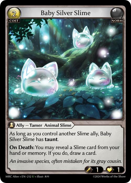 Baby Silver Slime (212) [Mercurial Heart Alter Edition] | Good Games Adelaide SA