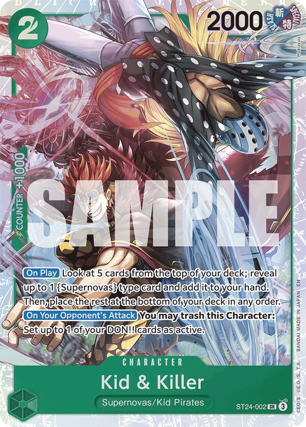 Kid & Killer [Starter Deck: GREEN Jewelry Bonney] | Good Games Adelaide SA