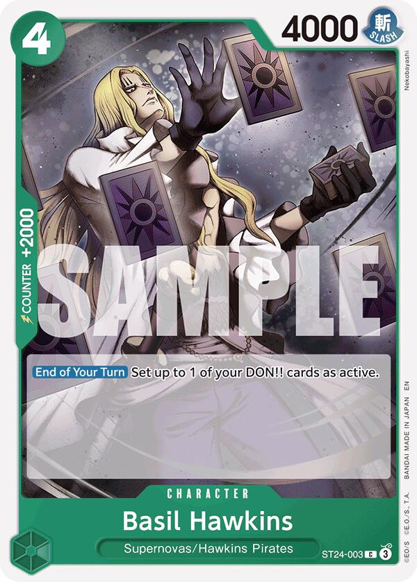Basil Hawkins [Starter Deck: GREEN Jewelry Bonney] | Good Games Adelaide SA