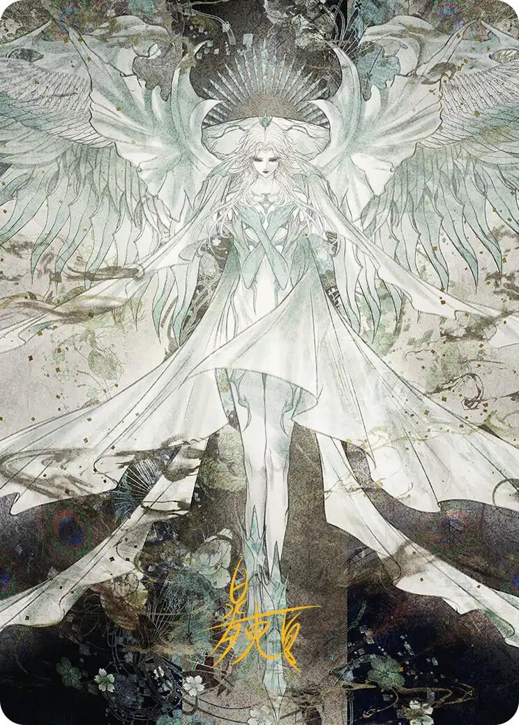 Hydaelyn, the Mothercrystal Art Card (Gold-Stamped Signature) [FINAL FANTASY Art Series] | Good Games Adelaide SA