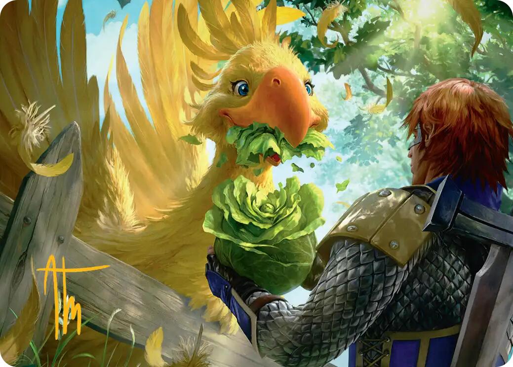 Gysahl Greens Art Card (Gold-Stamped Signature) [FINAL FANTASY Art Series] | Good Games Adelaide SA