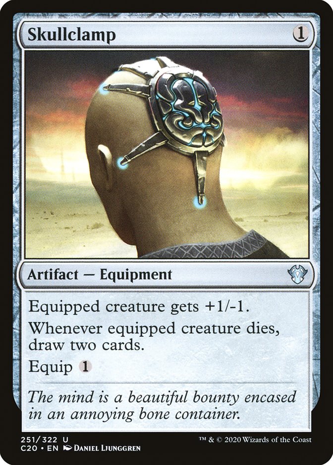 Skullclamp [Commander 2020] | Good Games Adelaide SA