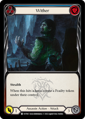 Wither (Blue) [OUT041] (Outsiders)  Rainbow Foil | Good Games Adelaide SA