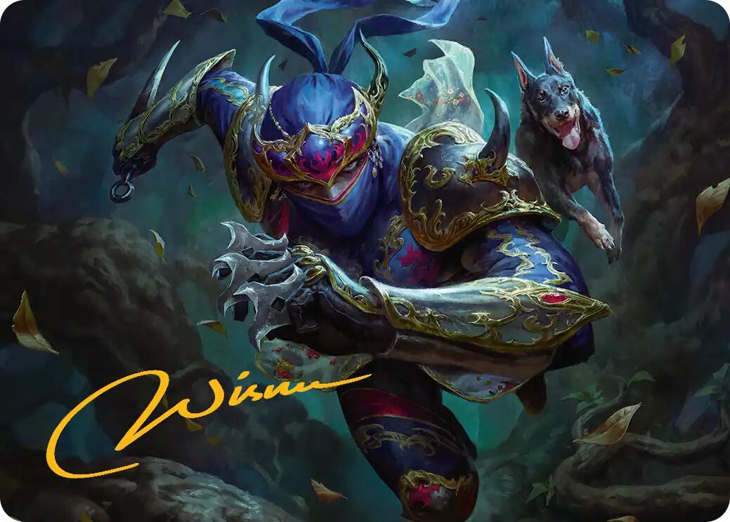 Shadow, Mysterious Assassin Art Card (Gold-Stamped Signature) [FINAL FANTASY Art Series] | Good Games Adelaide SA