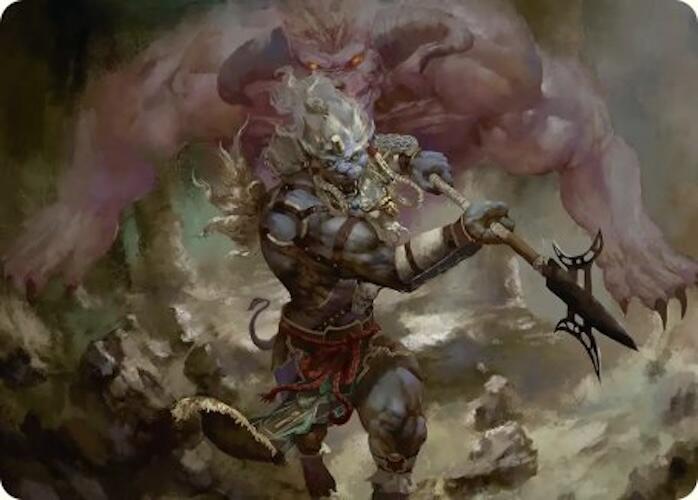 Kimahri, Valiant Guardian Art Card [FINAL FANTASY Art Series] | Good Games Adelaide SA