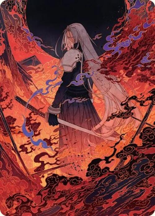 Nibelheim Aflame Art Card [FINAL FANTASY Art Series] | Good Games Adelaide SA