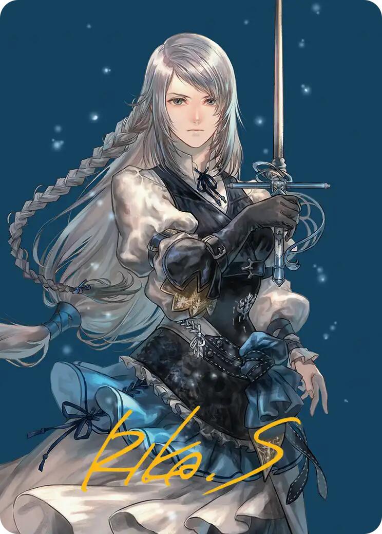 Jill, Shiva's Dominant Art Card (Gold-Stamped Signature) [FINAL FANTASY Art Series] | Good Games Adelaide SA