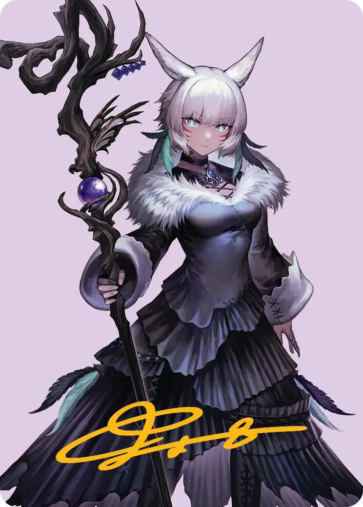 Y'shtola, Night's Blessed Art Card (53) (Gold-Stamped Signature) [FINAL FANTASY Art Series] | Good Games Adelaide SA