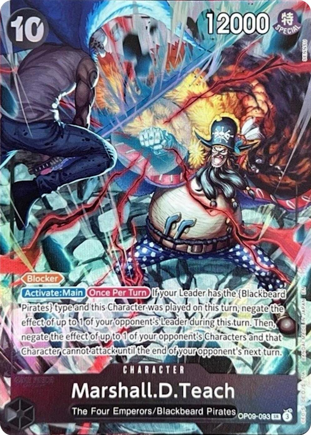 Marshall.D.Teach (English Version 2nd Anniversary Set) [One Piece Promotion Cards] | Good Games Adelaide SA