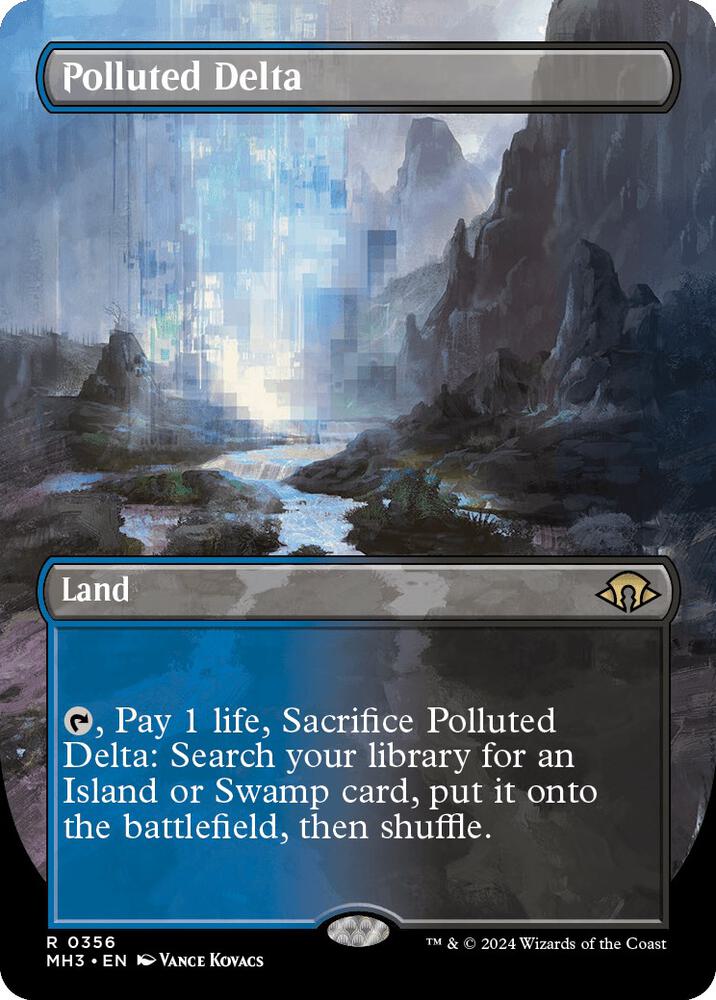 Polluted Delta 356/319 (Modern Horizons 3)  - Borderless Foil | Good Games Adelaide SA