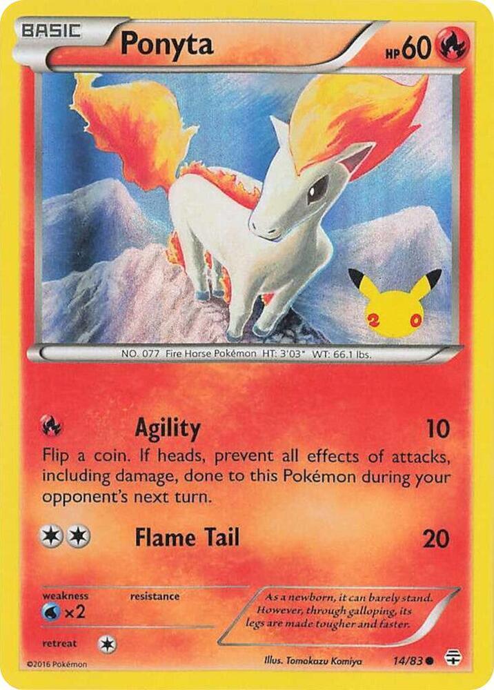 Ponyta (014/083) (UK Exclusive Promo) [Miscellaneous Cards] | Good Games Adelaide SA