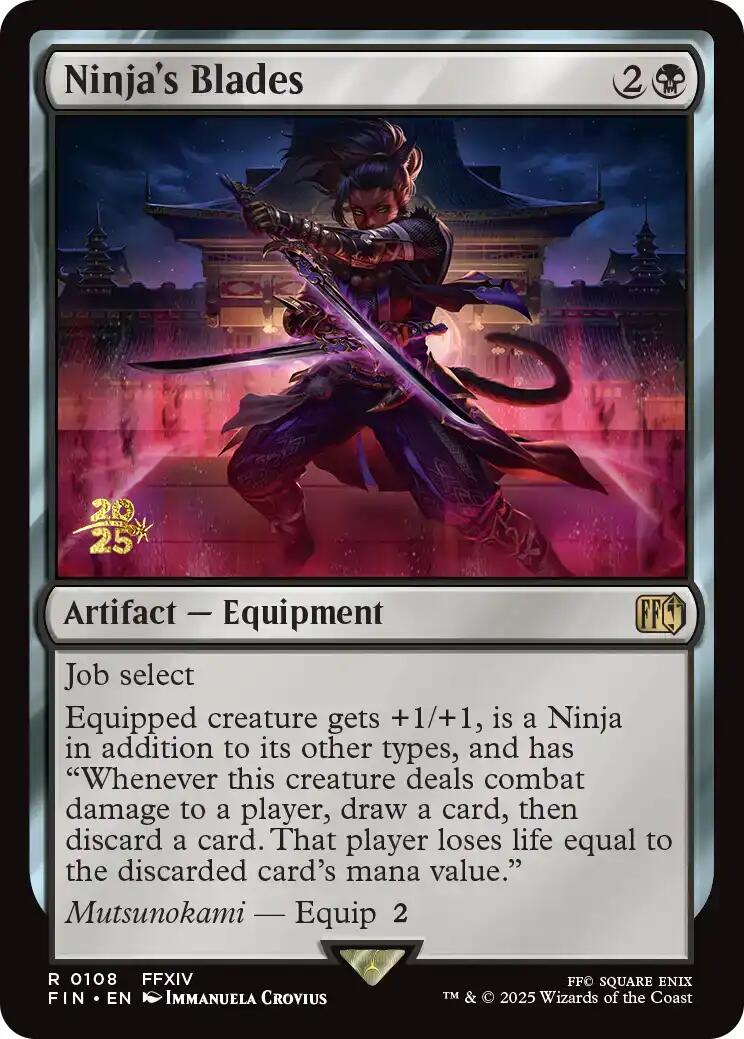 Ninja's Blades [FINAL FANTASY Prerelease Promo] | Good Games Adelaide SA
