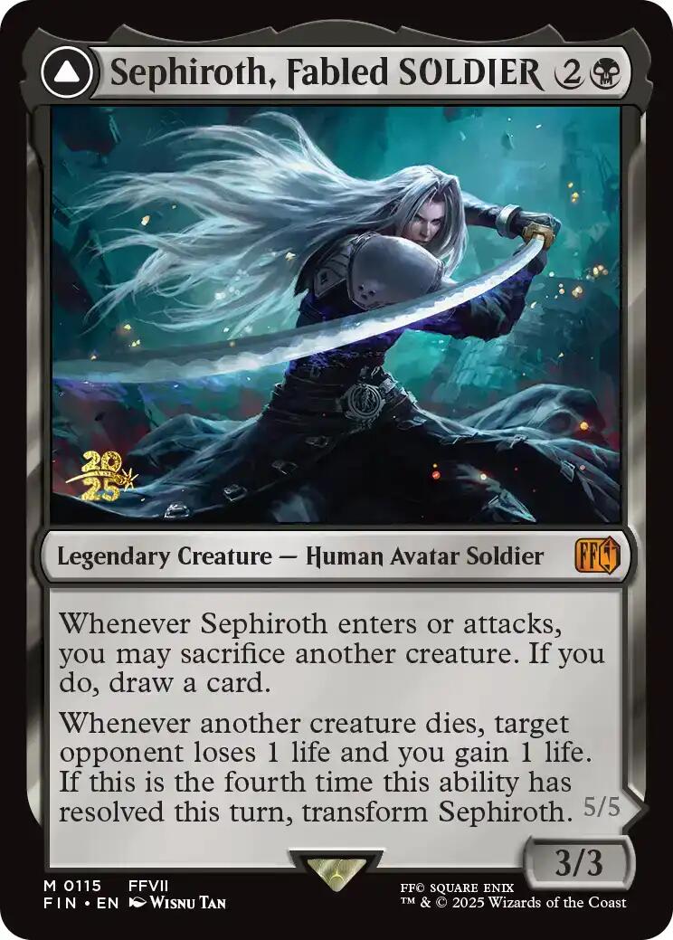 Sephiroth, Fabled SOLDIER [FINAL FANTASY Prerelease Promo] | Good Games Adelaide SA